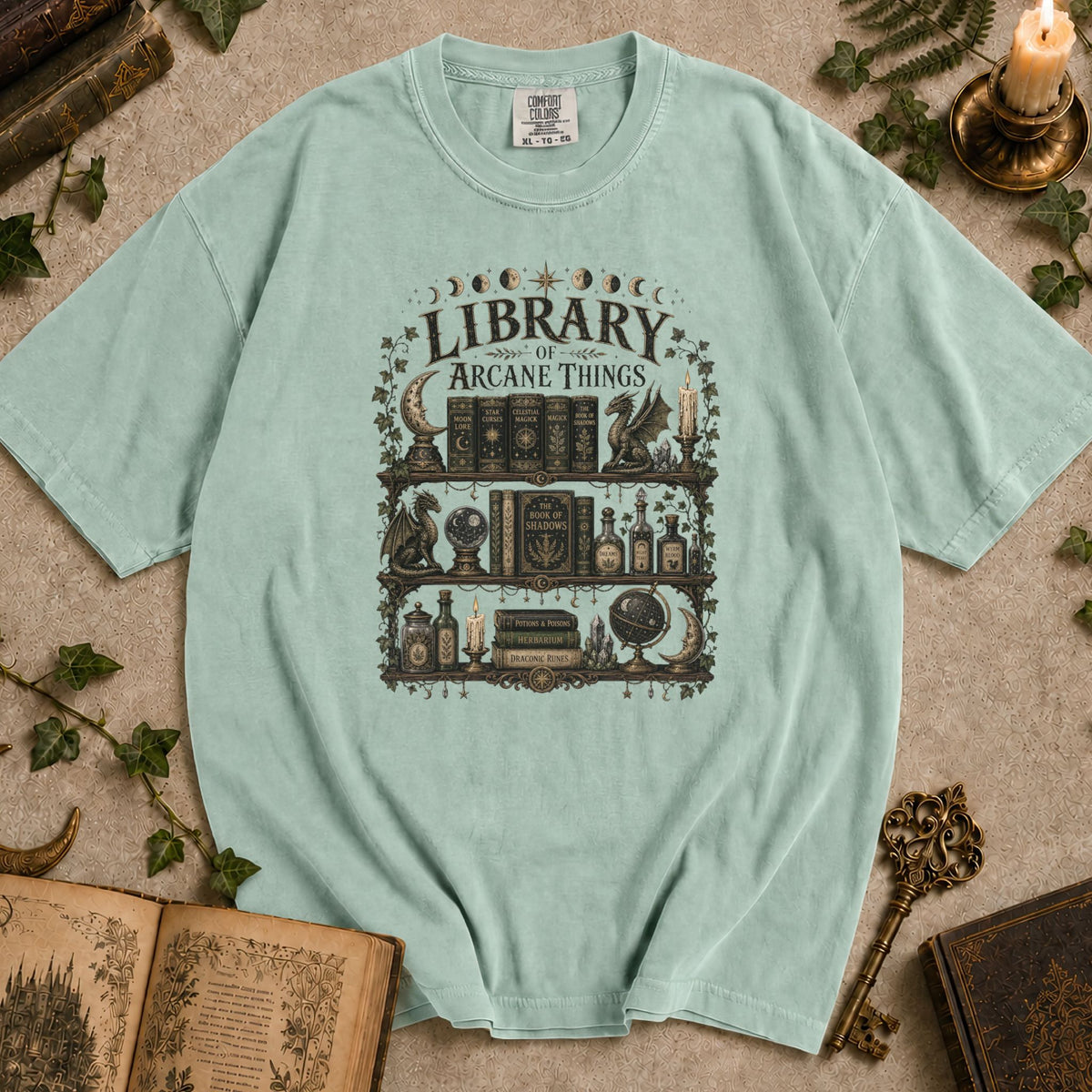 Library of Arcane Things T-shirt