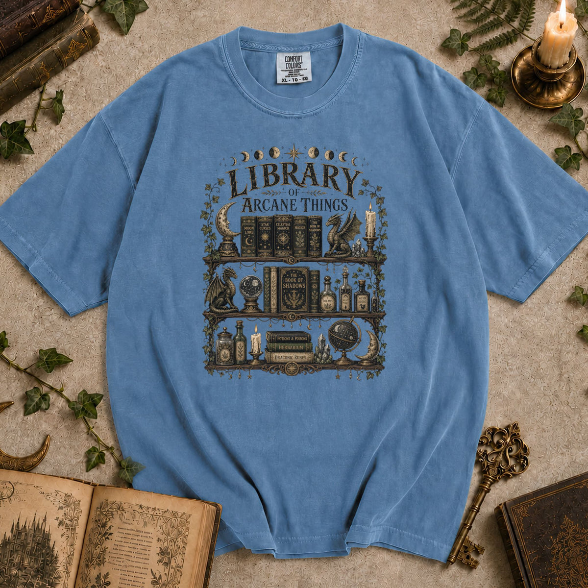 Library of Arcane Things T-shirt