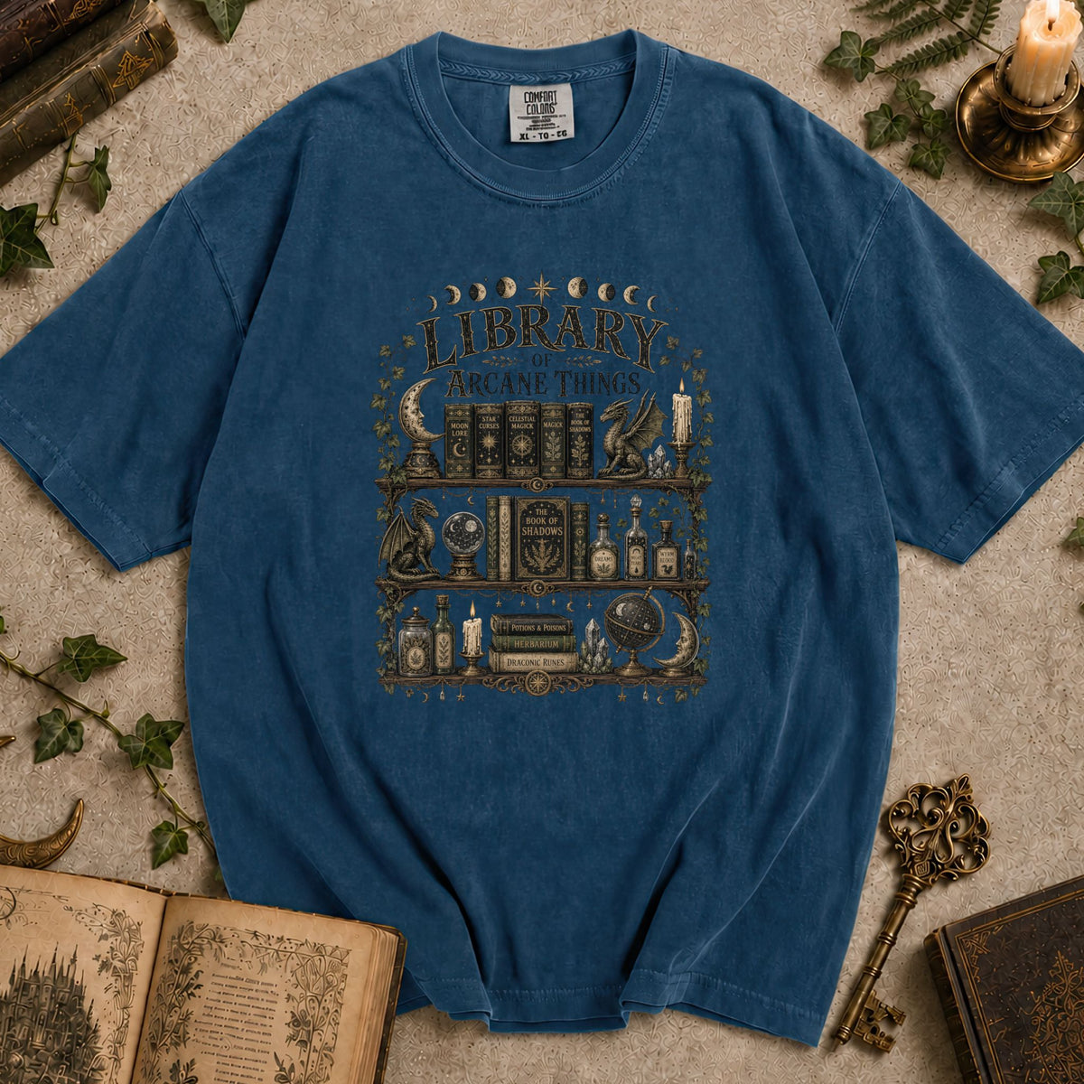Library of Arcane Things T-shirt