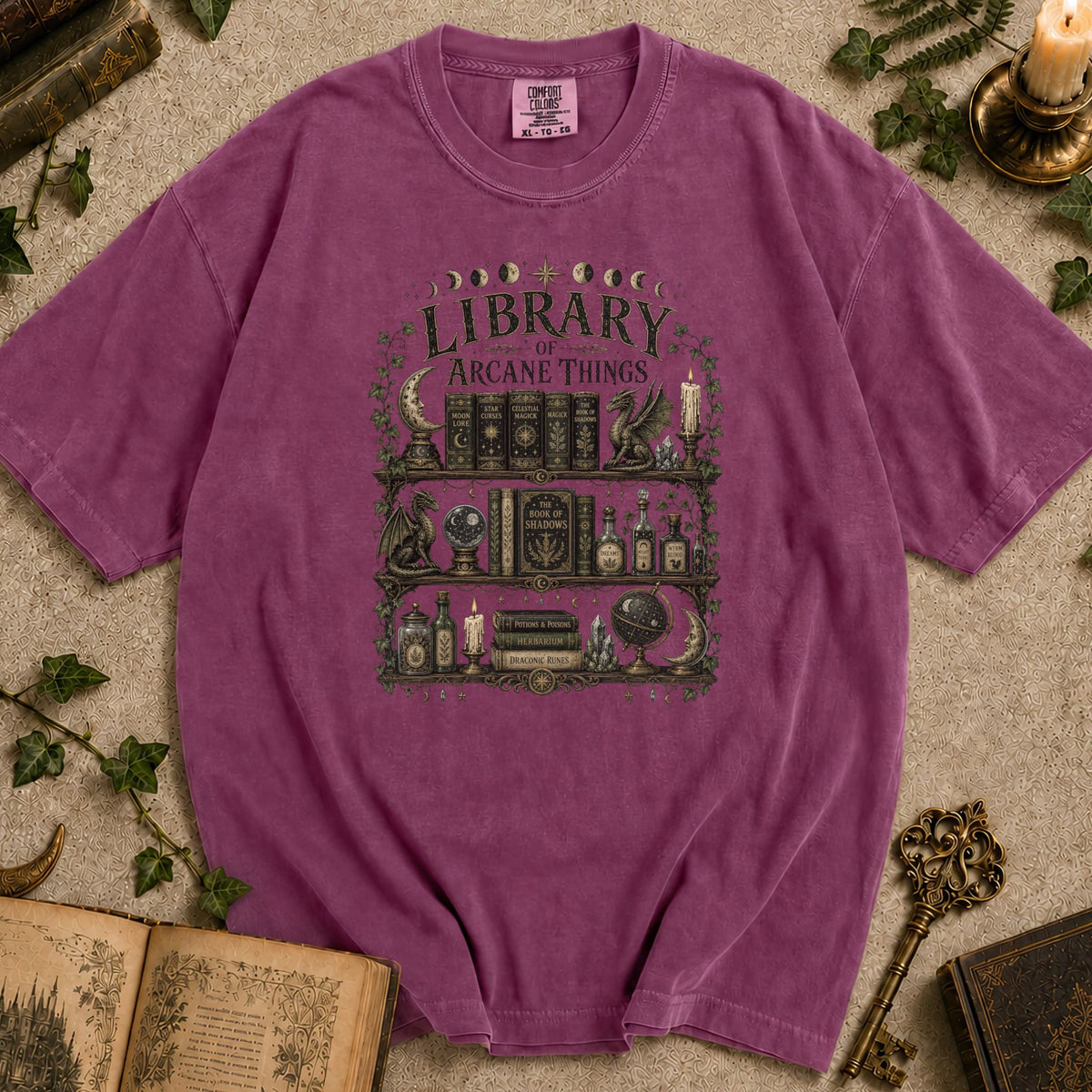 Library of Arcane Things T-shirt